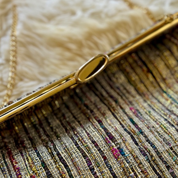 Vintage Purse | Versatile: Clutch, Shoulder, Crossbody | 1970s 1980s, Disco - Picture 6 of 11